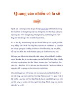 quảng cáo nhiều có là số một