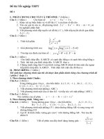 10 đề thi Tốt nghiệp THPT môn Toán