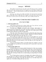 Chương 0: Mở đầu vật lý đại cương pptx