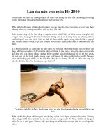 Làn da nâu cho mùa Hè 2010 docx