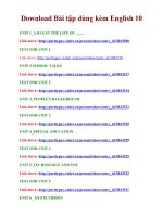 Download Bài tập dùng kèm English 10.doc