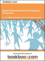 berliner balanced scorecard  the employee perspective