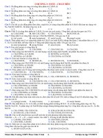 ĐỀ CƯƠNG ÔN TẬP TNTHPT HÓA 12 -NĂM 2010