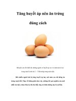 Tăng huyết áp nên ăn trứng đúng cách potx