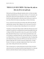 quyền sở hữu trí tuệ -  thảo luận bàn tròn  việc thực thi, một ưu tiên của tất cả các quốc gia