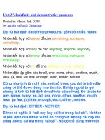 Từ loại trong tiếng Anh - Bài 37 & 38 pps