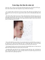 Làm đẹp cho làn da xám xịt ppt