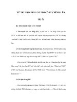 XỬ TRÍ NHỒI MÁU CƠ TIM CÓ ST CHÊNH LÊN (Kỳ 5) potx