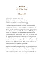 Ivanhoe- Sir Walter Scott -Chapter 16 ppt