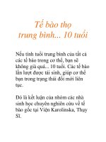 Tế bào thọ trung bình... 10 tuổi ppsx