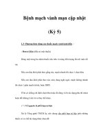 Bệnh mạch vành mạn cập nhật (Kỳ 5) pot