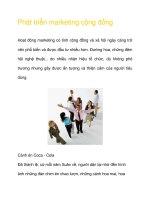 Phát triển marketing cộng đồng potx
