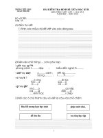 kiểm tra TV1 - GHKII ( Bài số 2)