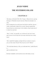 LUYỆN ĐỌC TIẾNG ANH QUA TÁC PHẨM VĂN HỌC-JULES VERNE -THE MYSTERIOUS ISLAND -CHAPTER 22 ppt