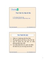 chương 6  thực hiện thu thập dữ liệu