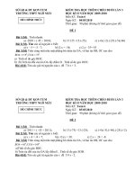 KT Toán 6 45 phut HKII