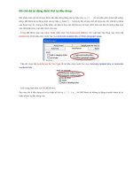 Bỏ chế độ tự động đánh thứ tự đầu dòng