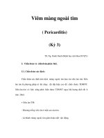 Viêm màng ngoài tim ( Pericarditis) (Kỳ 3) ppt