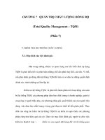 CHƯƠNG 7: QUẢN TRỊ CHẤT LƯỢNG ĐỒNG BỘ (Total Quality Management – TQM) (Phần 7) docx
