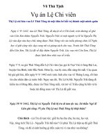 Tư liệu thâm khảo vụ án Lệ Chi Viên