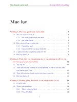 sách quy hoạt tuyến tính