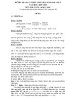 ĐỀ THI KSCL HSG LỚP 5 -3-2010