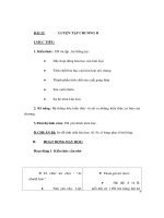 Giáo án Hoá học lớp 9 - LUYỆN TẬP CHƯƠNG II doc