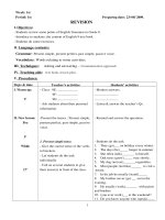 Giáo án Anh 9 Trọ bộ