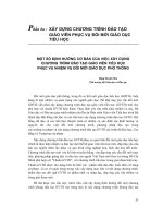 Đổi mới giáo dục - Phần 3 ppsx