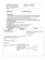 Luyện tập: Một số PT và BPT quy về bậc hai