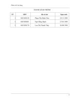 Ứng dụng phương pháp phân tích tỷ số và phương pháp tính điểm số Z vào phân tích tài chính của Công ty cổ phần Kinh  Đô