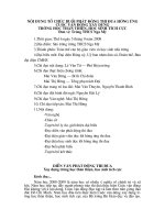 Các bài phát biểu lễ phát động xây dựng trường học thân thiện