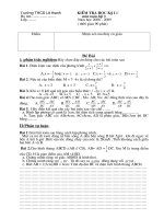 de kiem tra hoc ky II toan 8