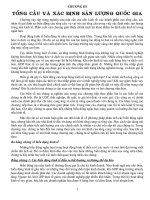 CHƯƠNG III: TỔNG CẦU VÀ XÁC ĐỊNH SẢN LƯỢNG QUỐC GIA pot