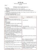 Giáo án lớp 3-tuần 29 theo chuẩn, ngắn, dễ sửa.