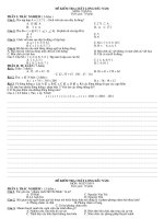 De thi khao sat toan 6