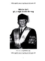 Phương pháp trị liệu bằng trường sinh học-Nhân điện (tác giả: Lương minh Đăng)