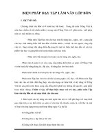 BIỆN PHÁP DẠY TẬP LÀM VĂN LỚP BỐN ppt