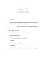 Giáo án Toán lớp 1 - Số 0 trong phép cộng pps