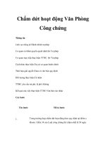 Chấm dứt hoạt động Văn Phòng Công chứng doc