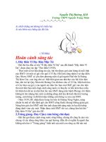 Hoàn cảnh sáng tác các tác phẩm ôn thi Đại học ppsx