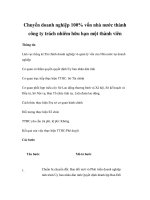 Chuyển doanh nghiệp 100% vốn nhà nước thành công ty trách nhiêm hữu hạn một thành viên pps