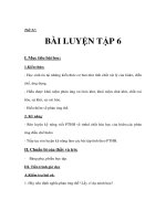 Giáo án Hoá học lớp 8 - BÀI LUYỆN TẬP 6 ppt