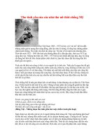 THƠ TÌNH THỜI CHỐNG MỸ