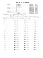 Đề thi thử trọn bộ môn Hoá học của trường THPT Đặng Thúc Hứa (rất hay)