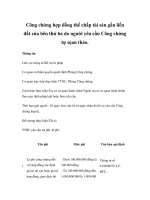 Công chứng hợp đồng thế chấp tài sản gắn liền đất của bên thứ ba do pps