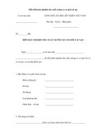 Mẫu biên bản nghiệm thu xuất xưởng xe cơ giới cải tạo Cơ sở sản xuất pptx