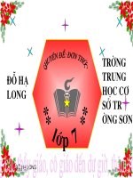 CHUYÊN ĐỀ ĐƠN THỨC