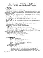 Chủ đề: Bản thân Tuần 3 