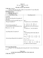 Giáo án Toán 4: Tuần 22-23